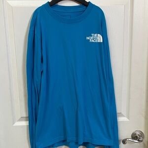 The North Face Girls size L Teal Long Sleeve Tee